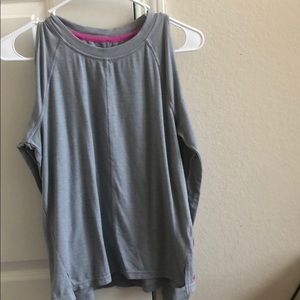 An off the shoulder top